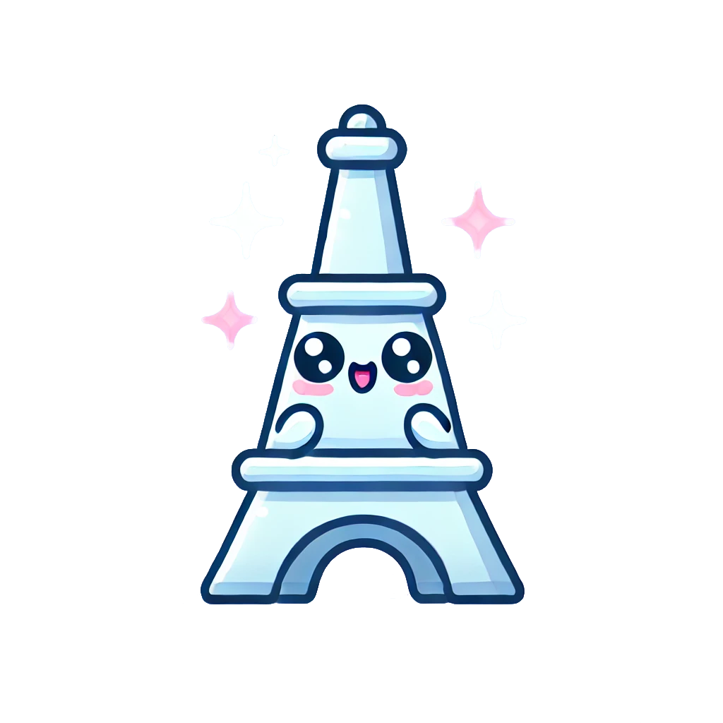 Mascotte Eiffeli the Eiffel Tower